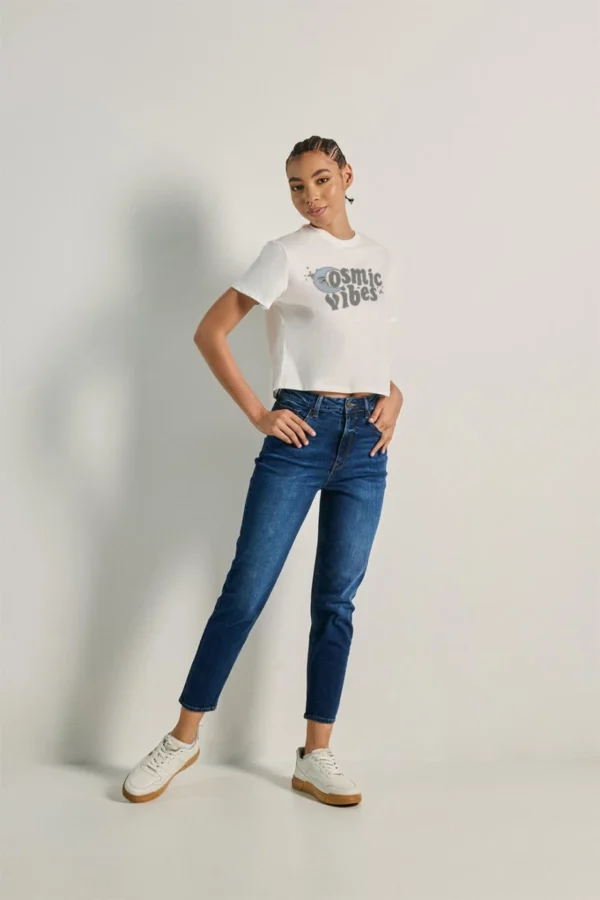 Camiseta Crop Top Unicolor