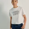 Camiseta Crop Top Unicolor