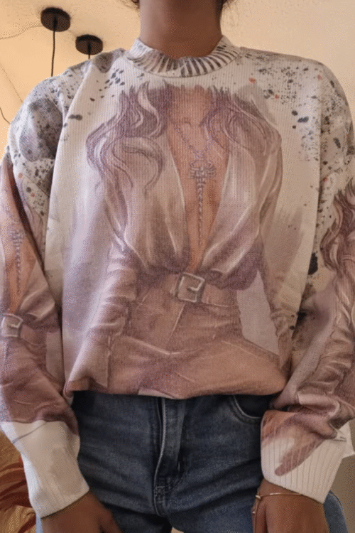 Blusa estampada No. 1