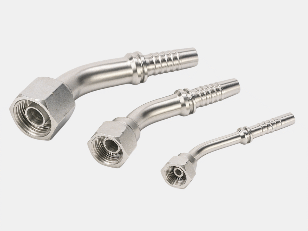 126413232 Terminal JIC 45H06.08 Hembra 45°